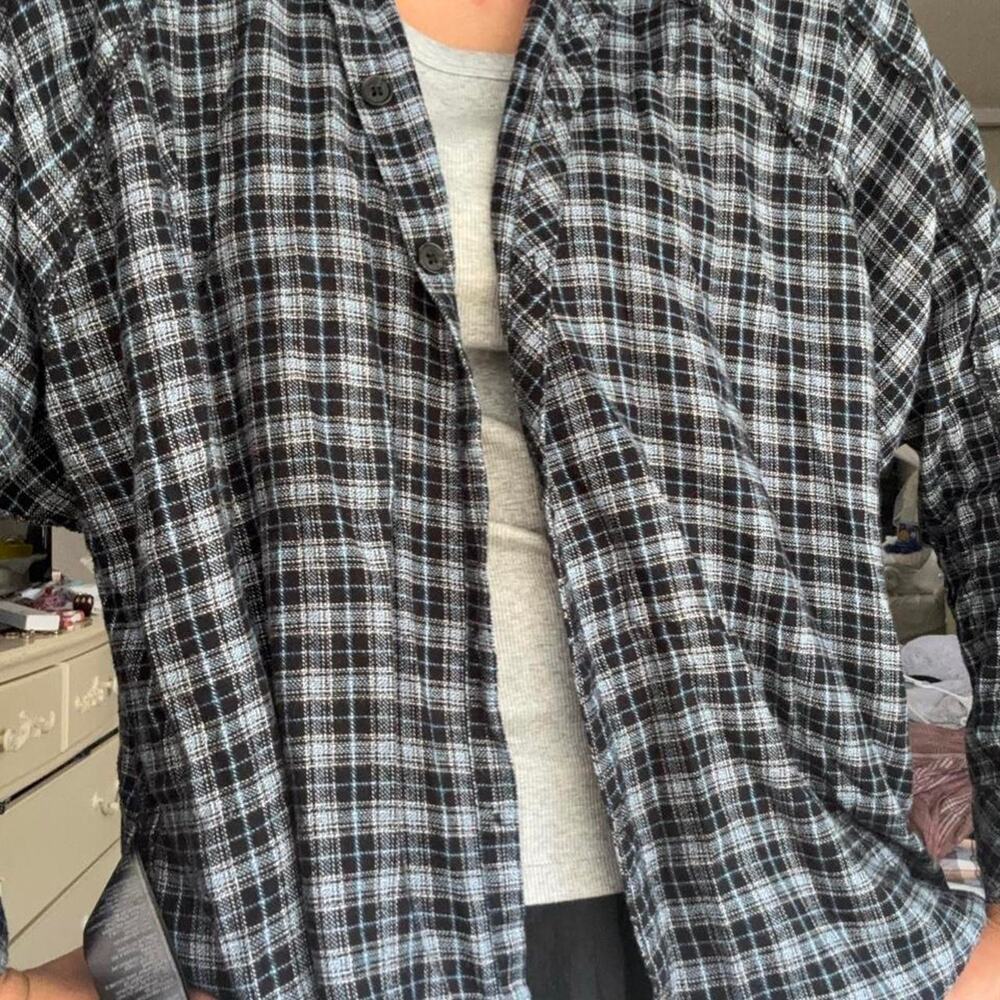 Bdg urban outfitters blue button up